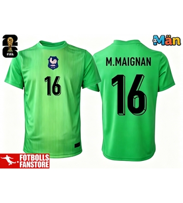 Frankrike Mike Maignan #16 Målvakt Bortatröja VM 2026 Kortärmad